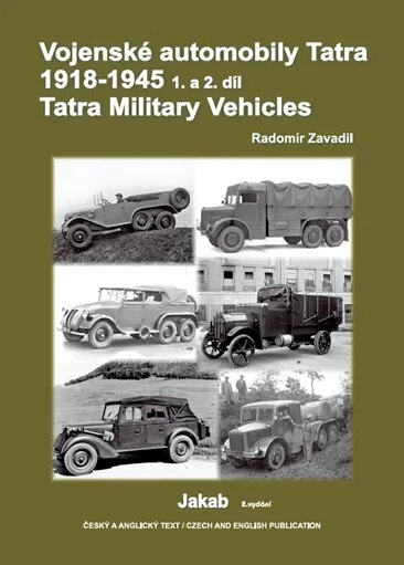 Obálka knihy Vojenské automobily Tatra 1918-1945 - 1. a 2. díl (2. vydání)