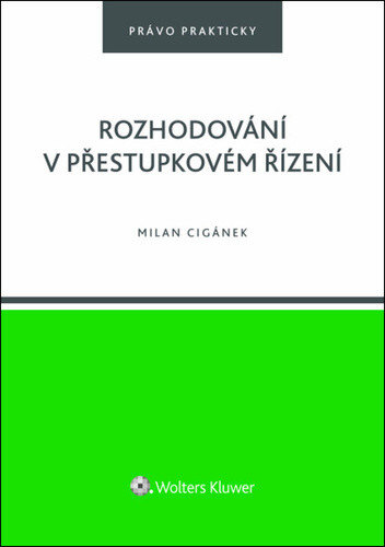 Obálka knihy Rozhodování v přestupkovém řízení