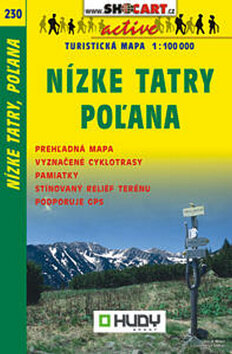 Obálka knihy Nízké Tatry, Poľana 1:100 000