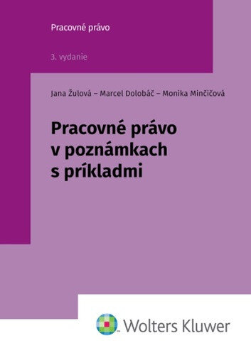 Obálka knihy Pracovné právo v poznámkach s príkladmi