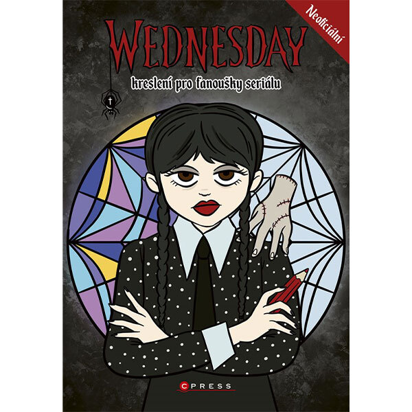 Obálka knihy Kreslení pro fanoušky seriálu Wednesday