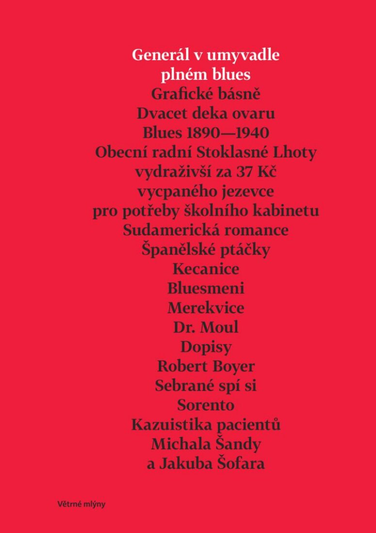 Obálka knihy Generál v umyvadle plném blues