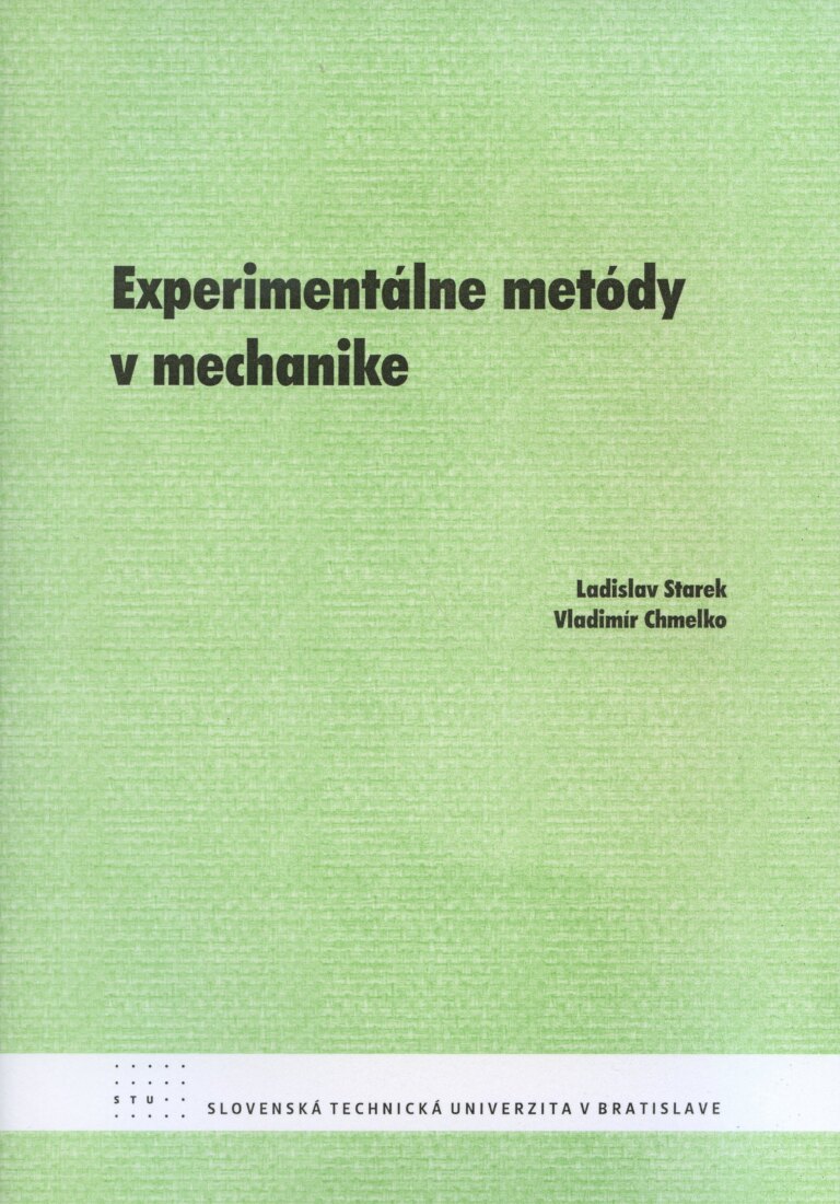Obálka knihy Experimentálne metódy v mechanike
