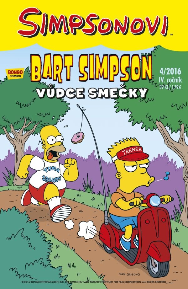 Obálka knihy Simpsonovi: Bart Simpson 04/2016 - Vůdce smečky