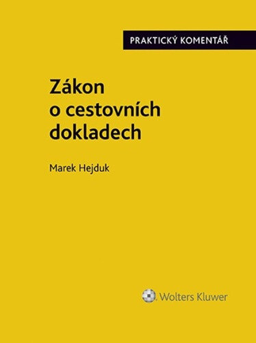 Obálka knihy Zákon o cestovních dokladech