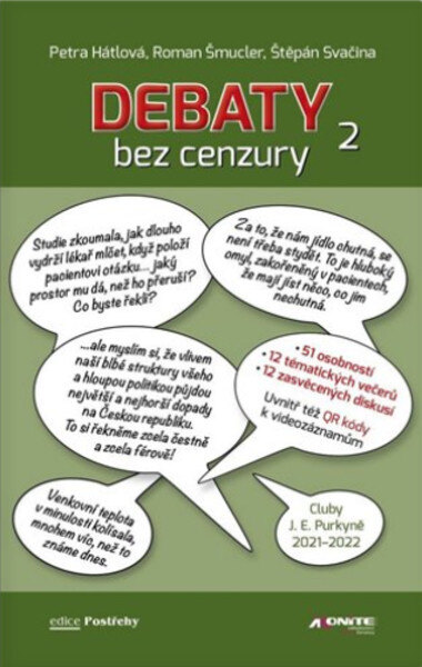 Obálka knihy Debaty bez cenzury 2