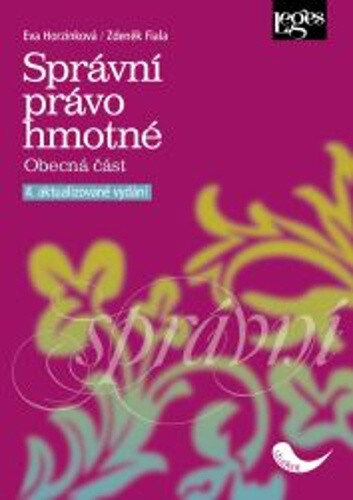 Obálka knihy Správní právo hmotné