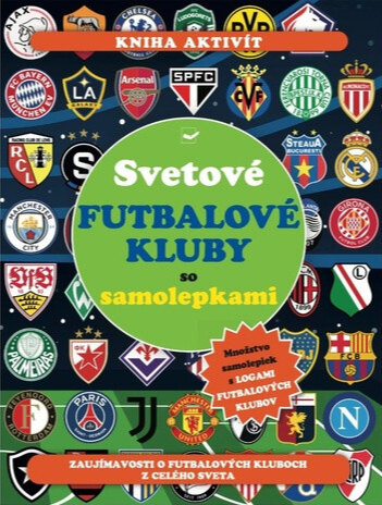 Obálka knihy Svetové futbalové kluby so samolepkami