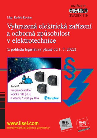 Obálka knihy Vyhrazená elektrická zařízení a odborná způsobilost v elektrotechnice