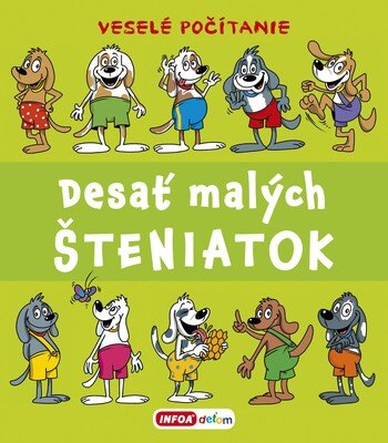 Obálka knihy Desať malých šteniatok