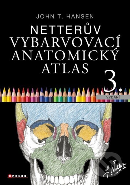 Obálka knihy Netterův vybarvovací anatomický atlas
