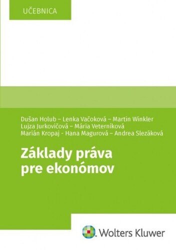 Obálka knihy Základy práva pre ekonómov