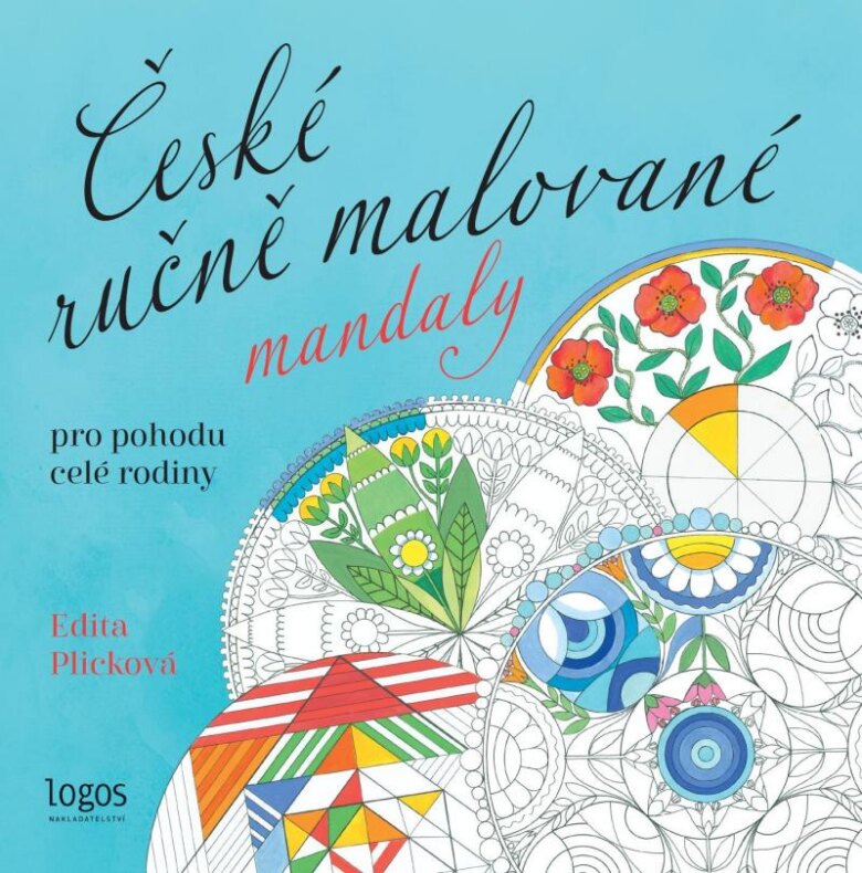 Obálka knihy České ručně malované mandaly - Pro pohodu celé rodiny