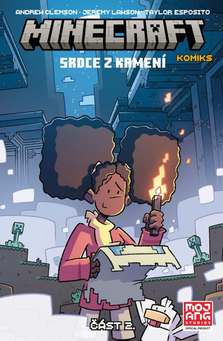 Obálka knihy Minecraft komiks: Srdce z kamení 2