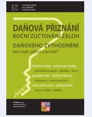 Obálka knihy Daňová přiznání FO a PO za rok 2024