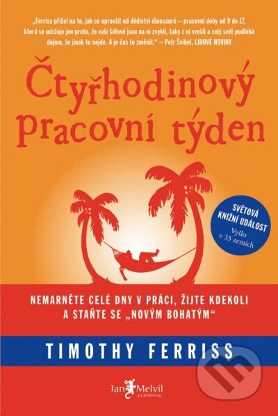 Obálka knihy Čtyřhodinový pracovní týden