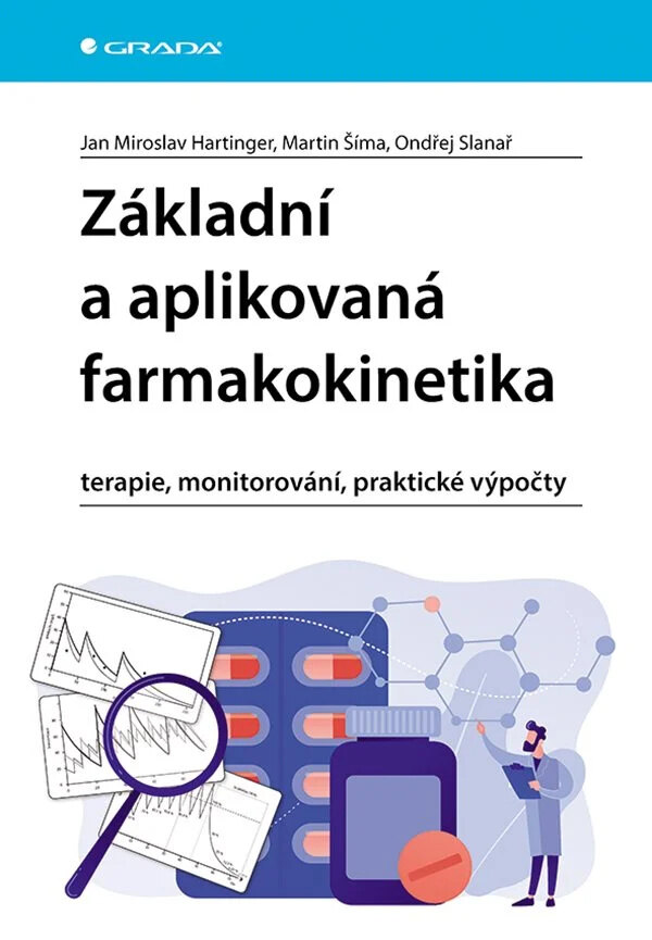 Obálka knihy Základní a aplikovaná farmakokinetika - terapie, monitorování, praktické výpočty