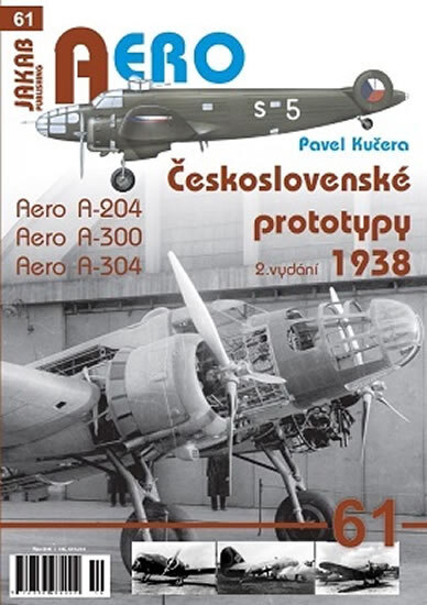 Obálka knihy Československé prototypy 1938 - Aero A-2