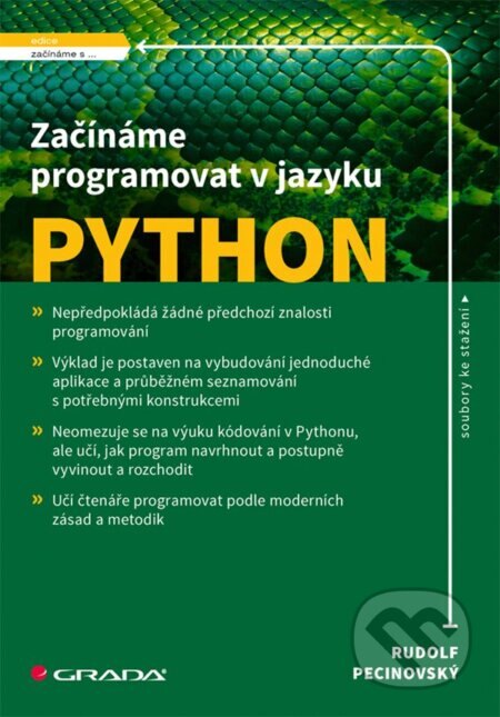 Obálka knihy Začínáme programovat v jazyku Python