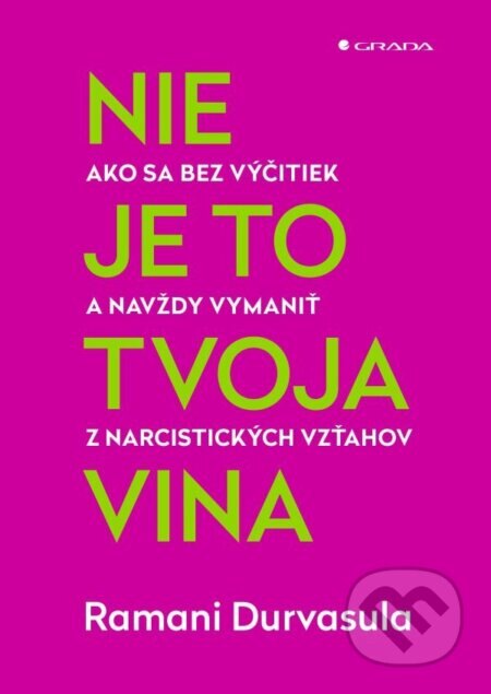 Obálka knihy Nie je to tvoja vina
