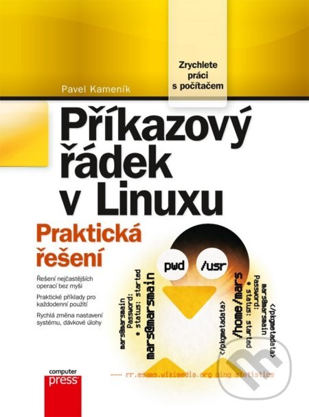 Obálka knihy Příkazový řádek v Linuxu